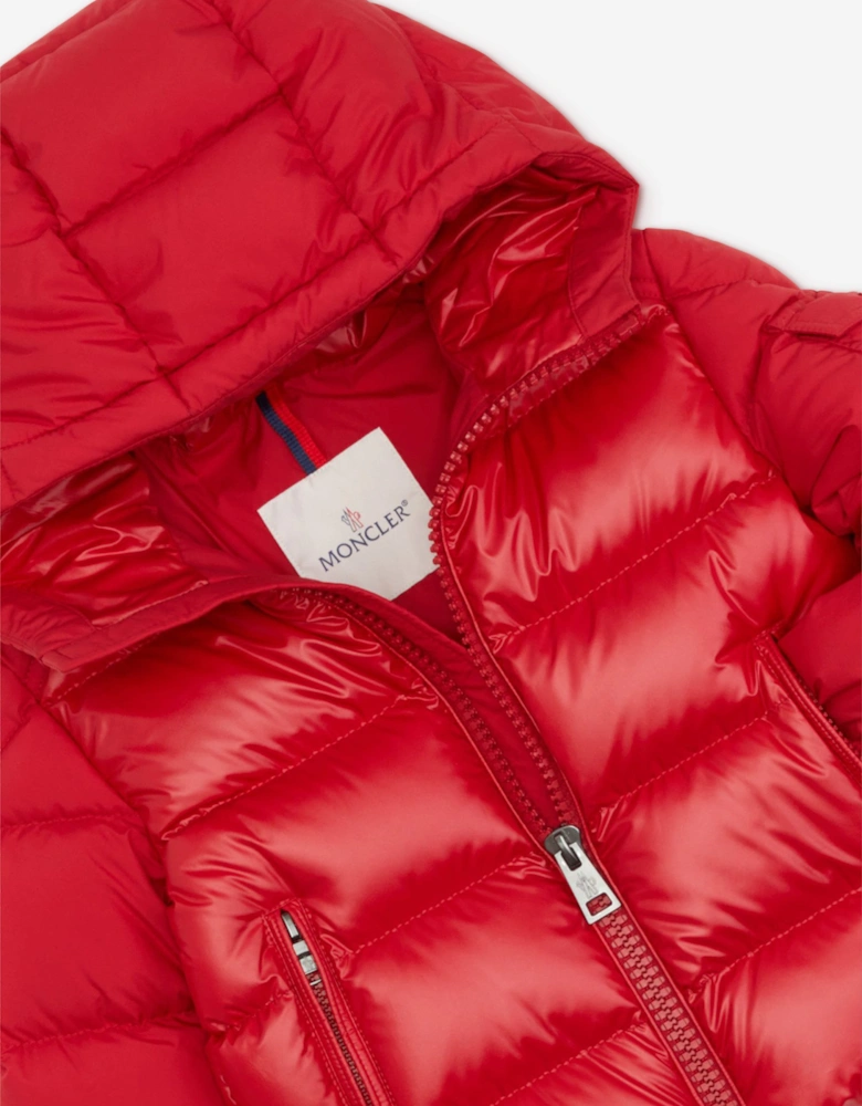 Moncler Enfant Boys Down Padded Hyoseris Jacket in Red