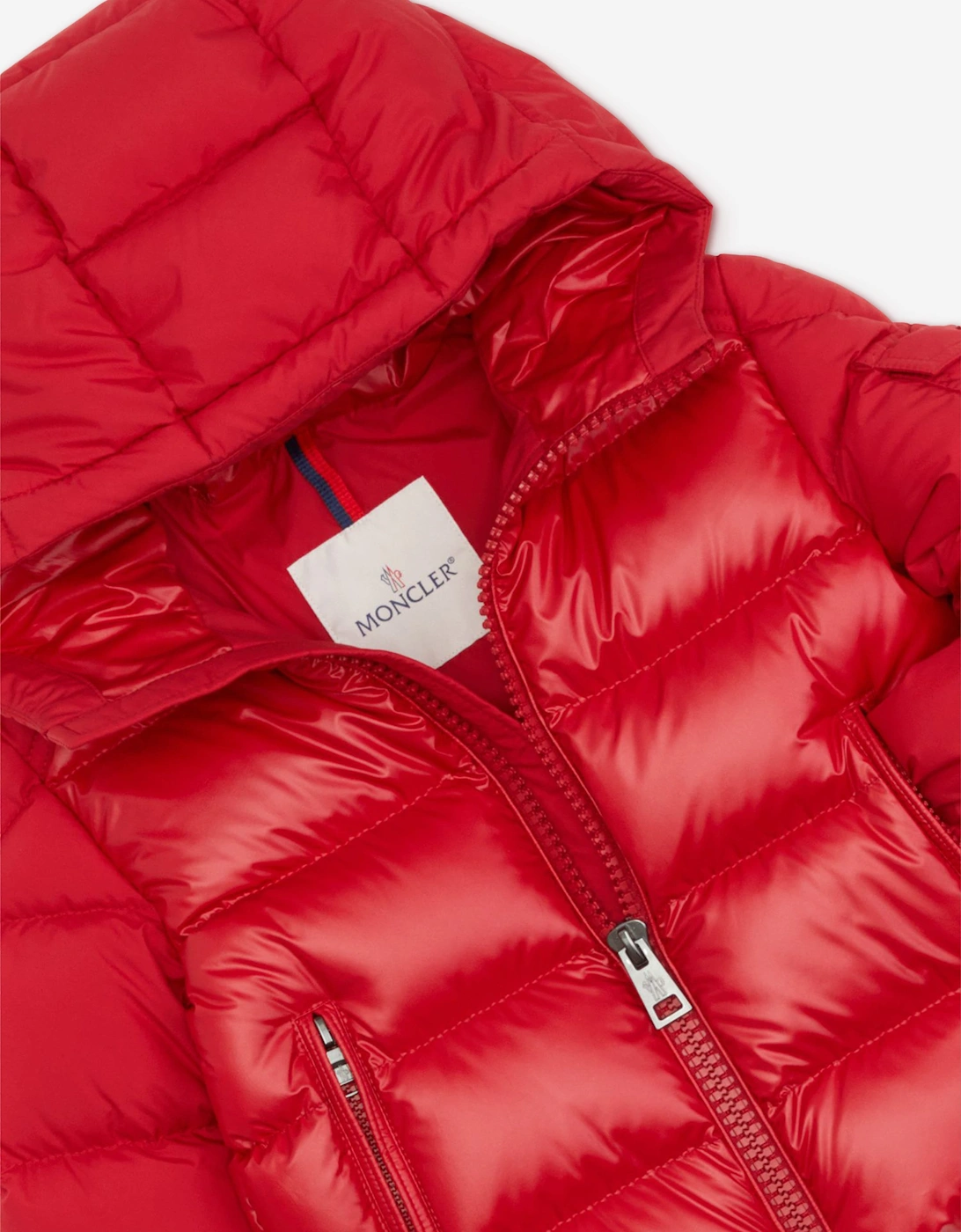 Moncler Enfant Boys Down Padded Hyoseris Jacket in Red