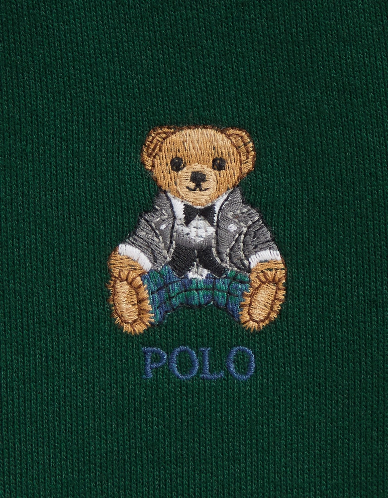 Ralph Lauren Baby Boys Bear Romper in Green