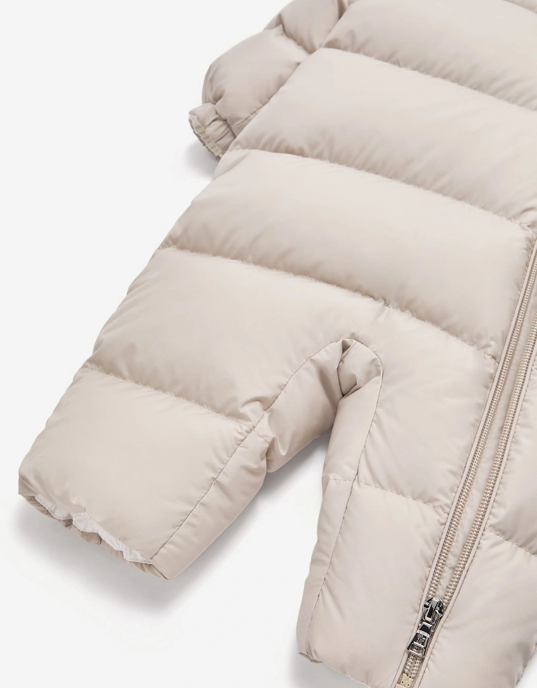 Moncler Enfant Baby Down Padded Yorick Snowsuit in Beige