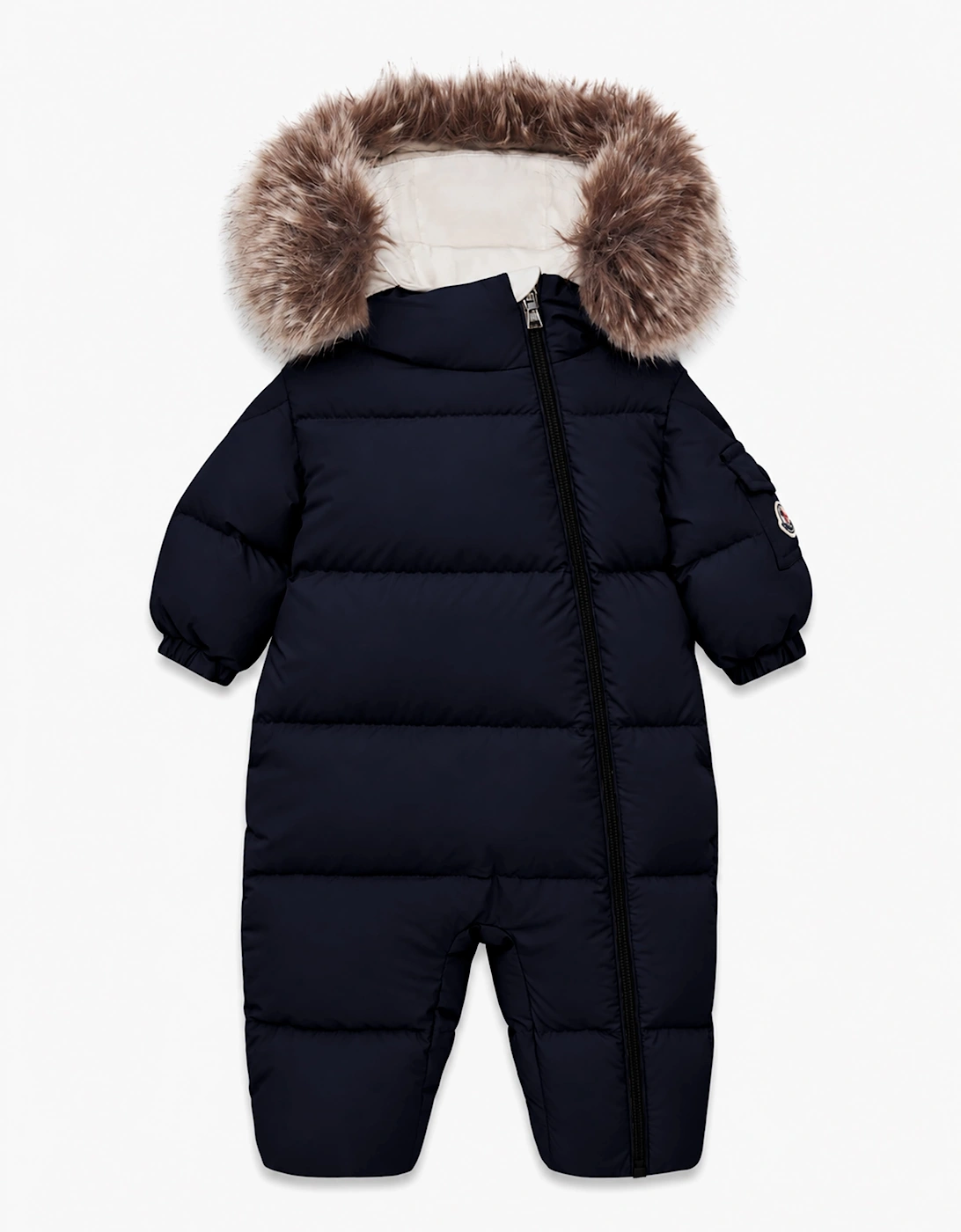 Moncler Enfant Baby Down Padded Yorick Snowsuit in Navy
