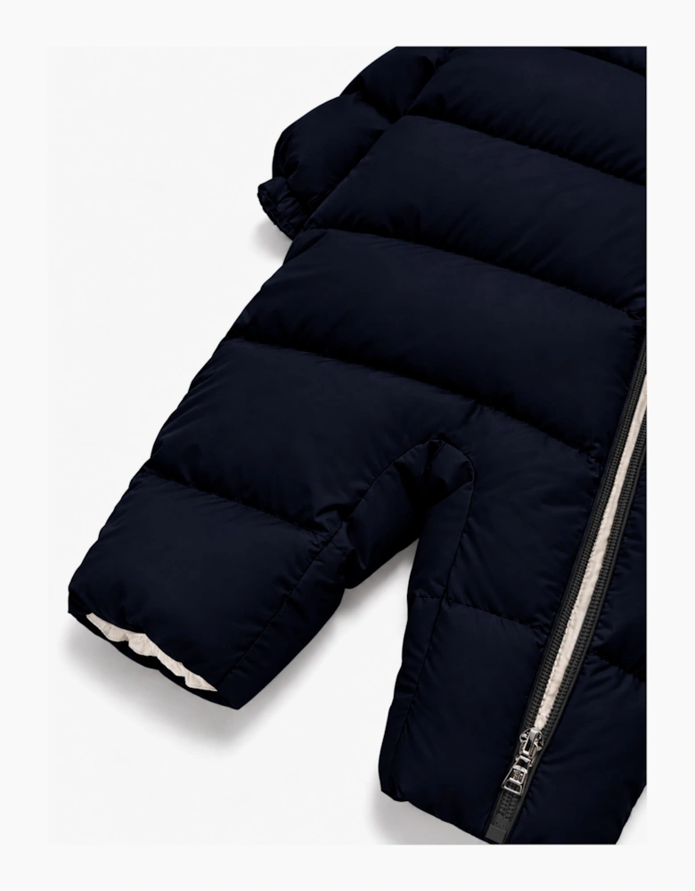 Moncler Enfant Baby Down Padded Yorick Snowsuit in Navy