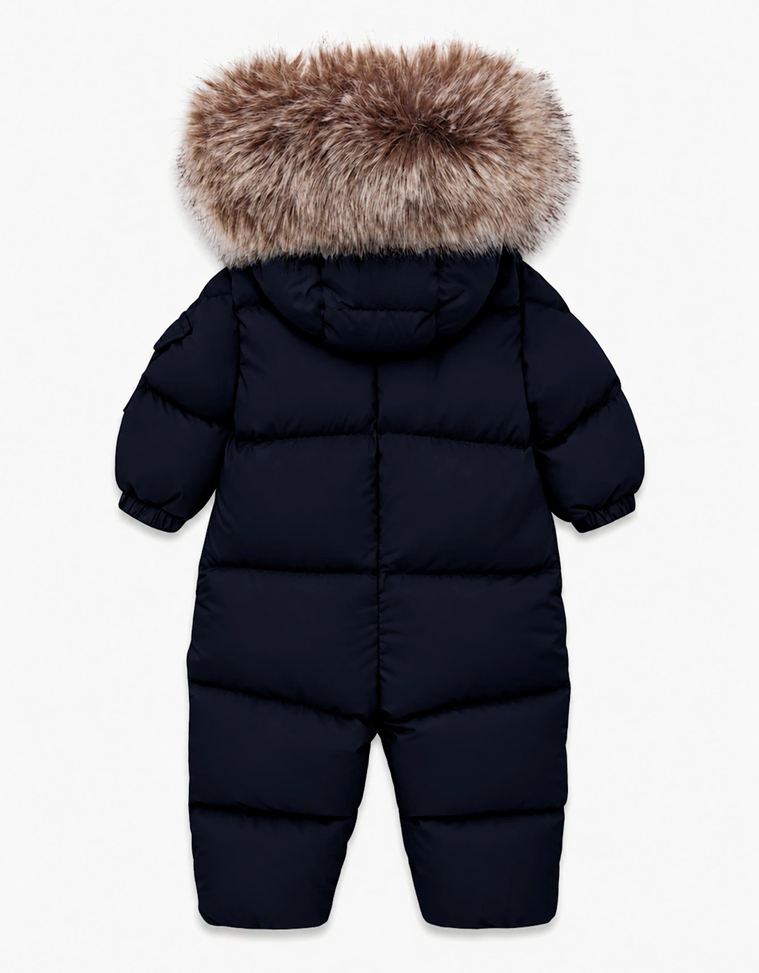 Moncler Enfant Baby Down Padded Yorick Snowsuit in Navy