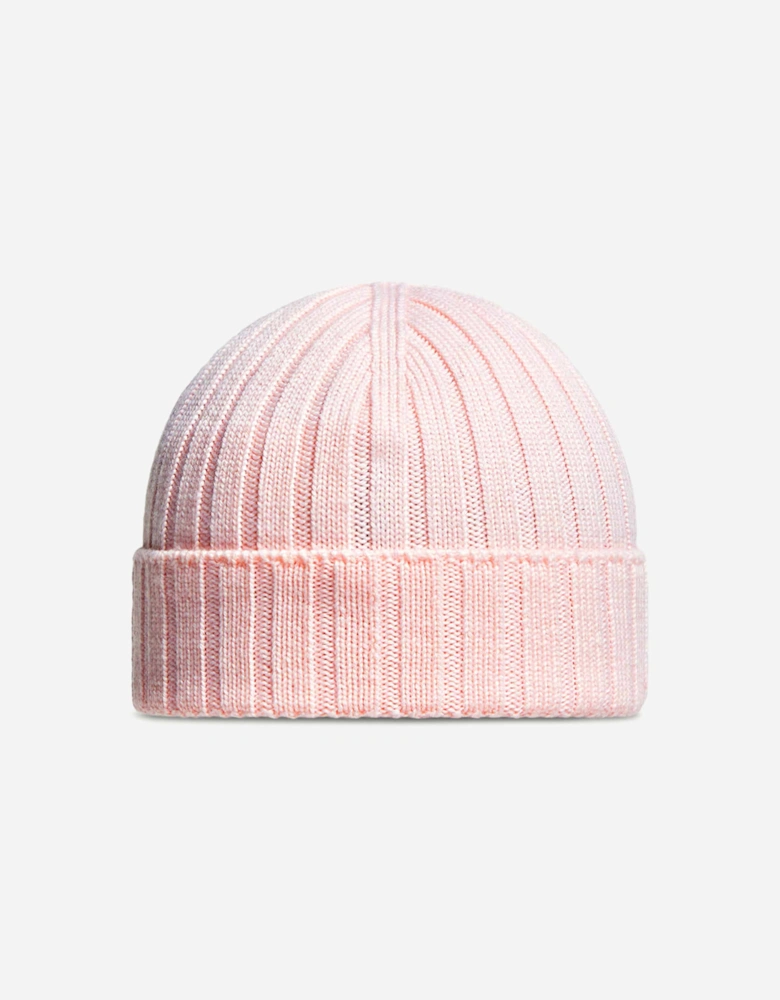 Moncler Enfant Baby Girls Wool Logo Beanie Hat in Pink