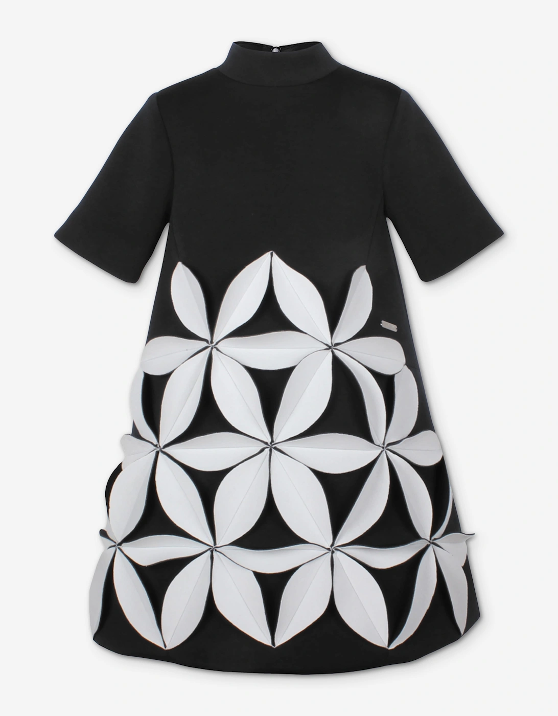 Jessie And James Girls Petal Song Dress in Black