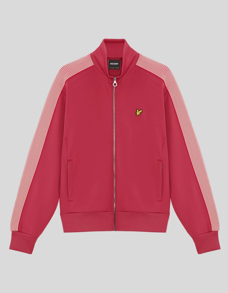 Sports Striped Taped Track Jacket