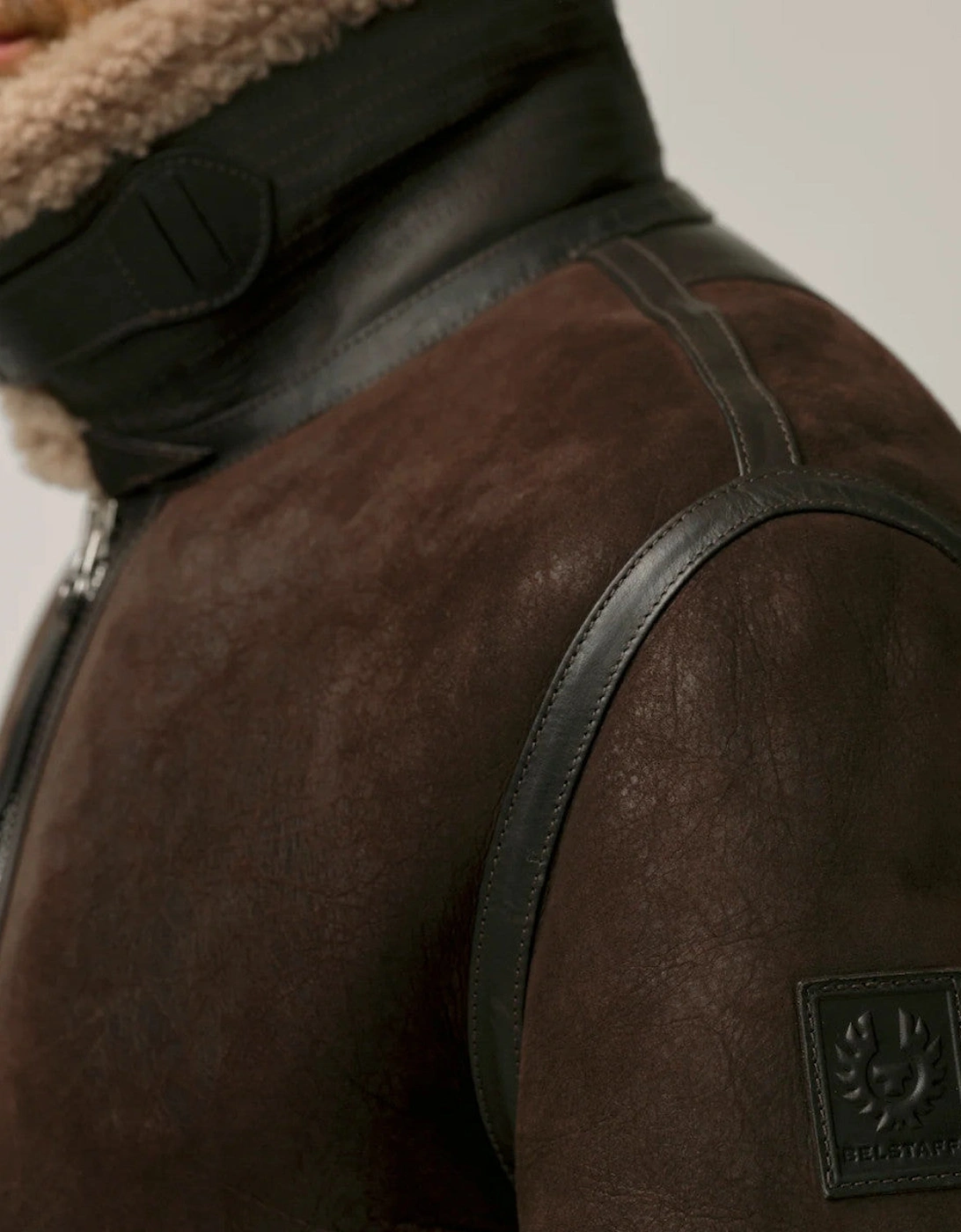 Belstaff Winterbrook Jacket Dark Brown/Sand