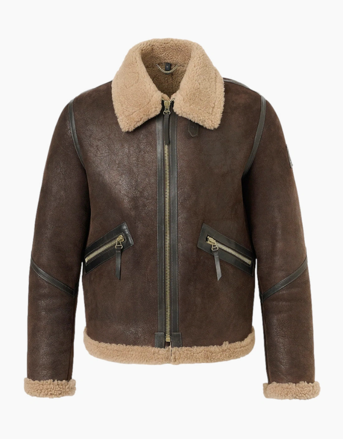 Belstaff Winterbrook Jacket Dark Brown/Sand