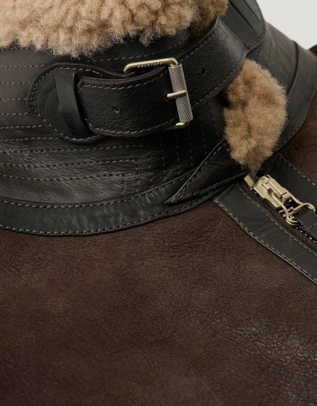 Belstaff Winterbrook Jacket Dark Brown/Sand