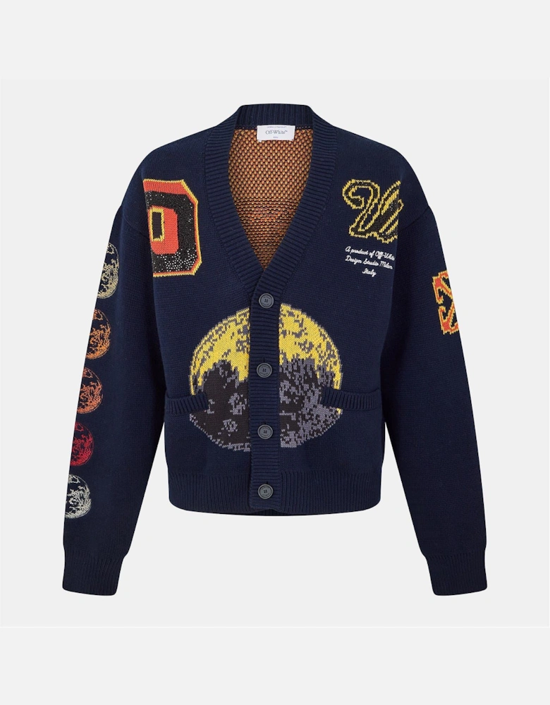 Moon Large Genie Graphic V-Neck Sweater