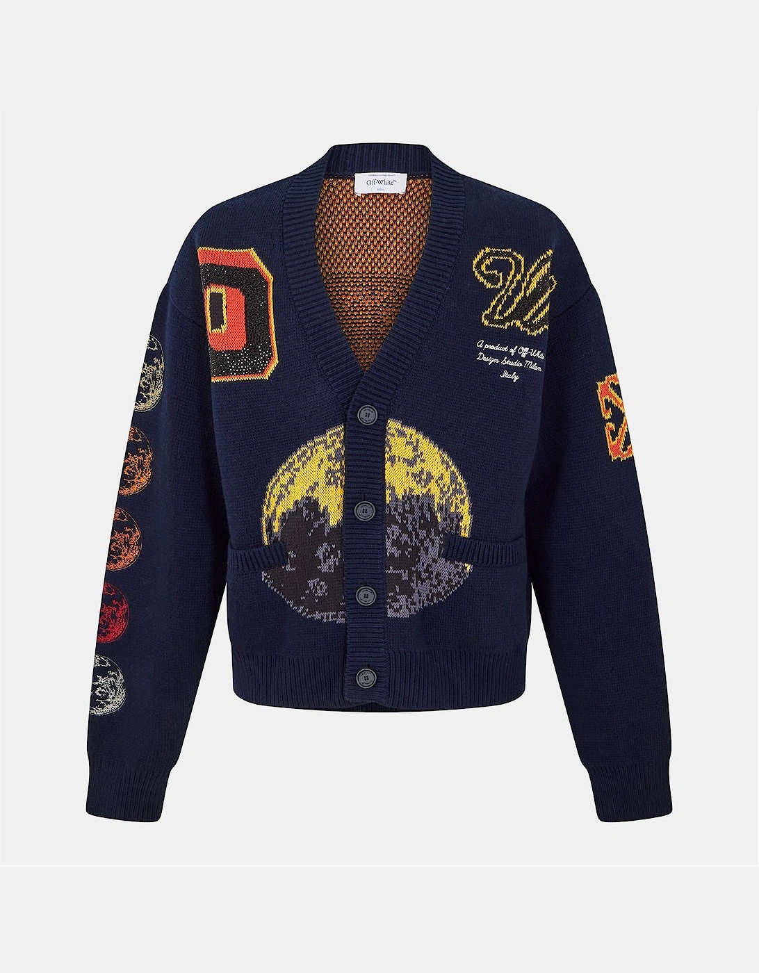 Moon Large Genie Graphic V-Neck Sweater