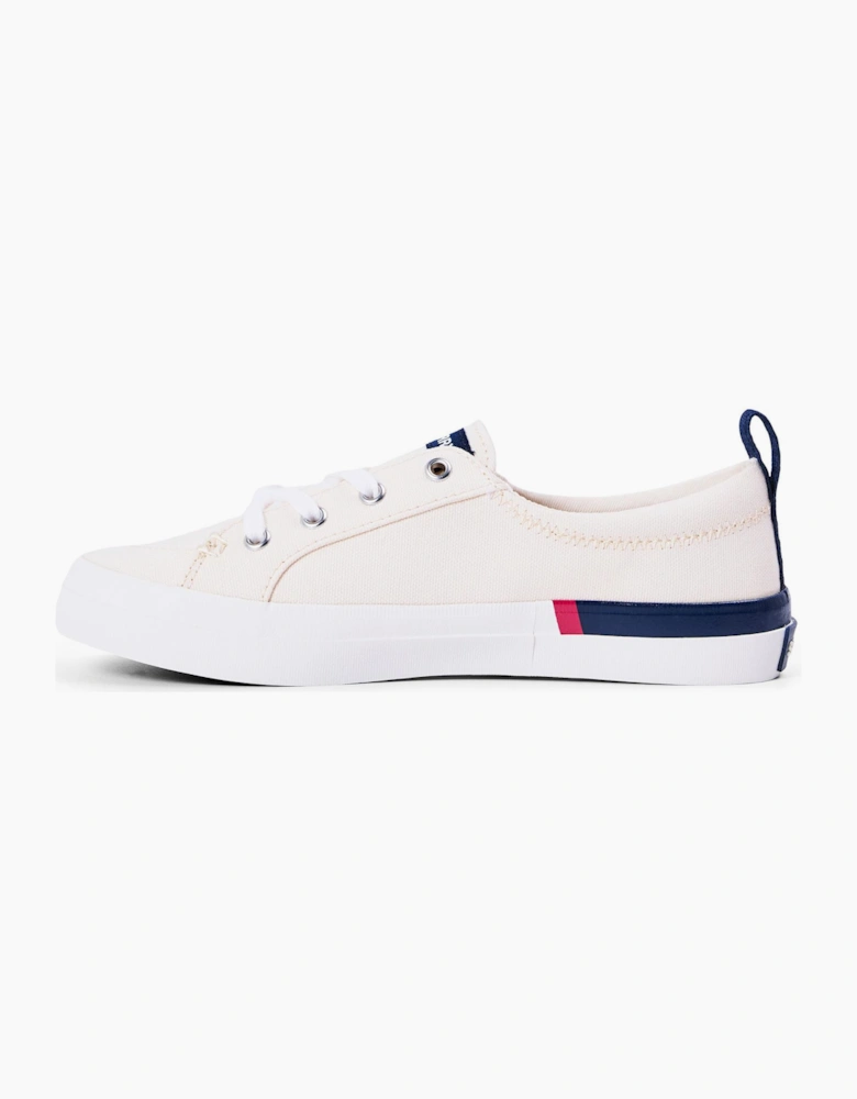 Crest Vibe Lace-Up Flat Sneakers