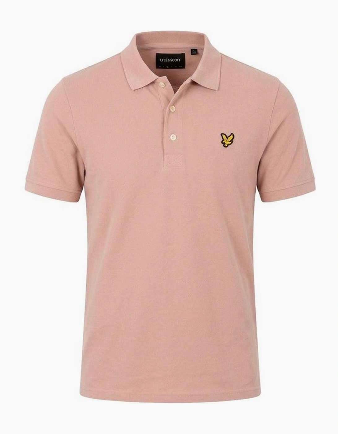 Lyle & Scott Plain Polo Shirt Pink Grapefruit