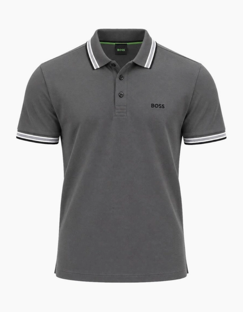 BOSS Paddy Piqué Polo Shirt Dark Grey