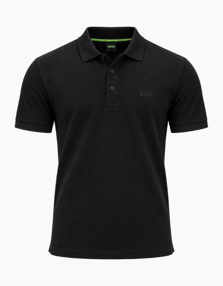 BOSS Paddy Piqué Polo Shirt Black