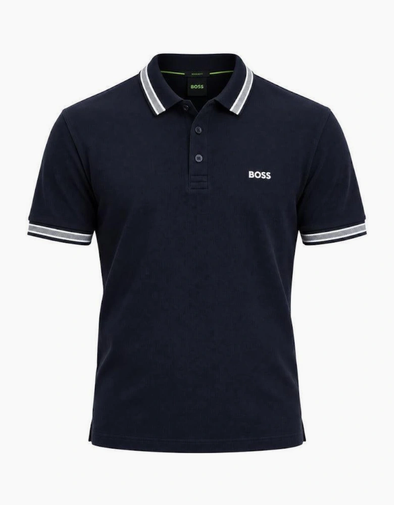 BOSS Paddy Piqué Polo Shirt Dark Blue