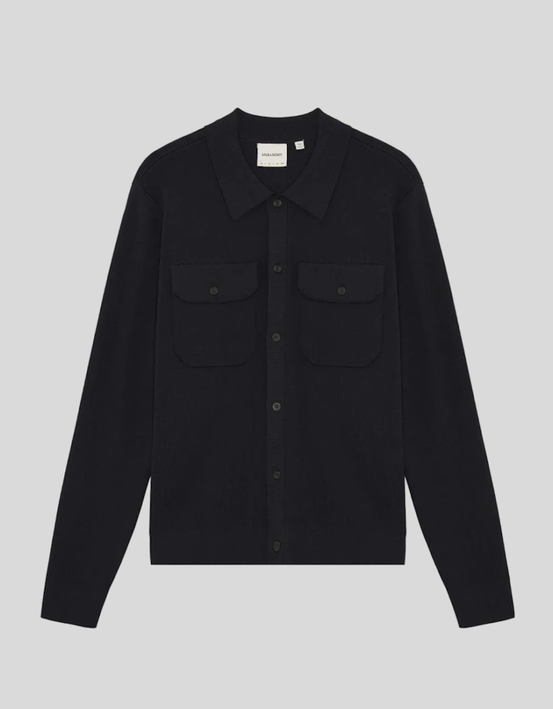 Utility Knit Overshirt