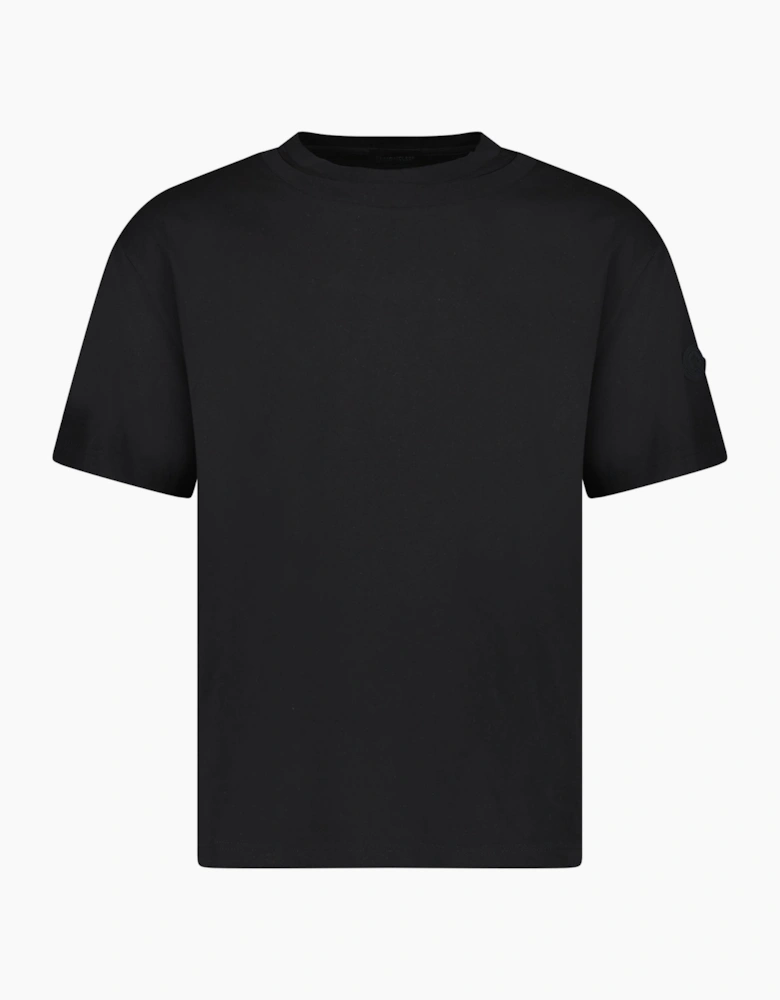 Moncler Black Logo T-Shirt Black