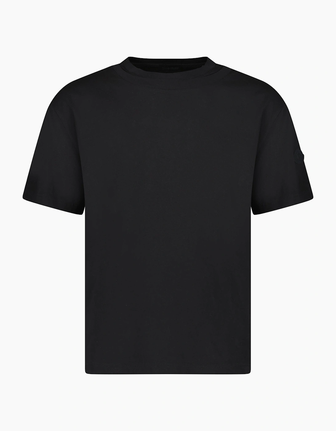 Moncler Black Logo T-Shirt Black