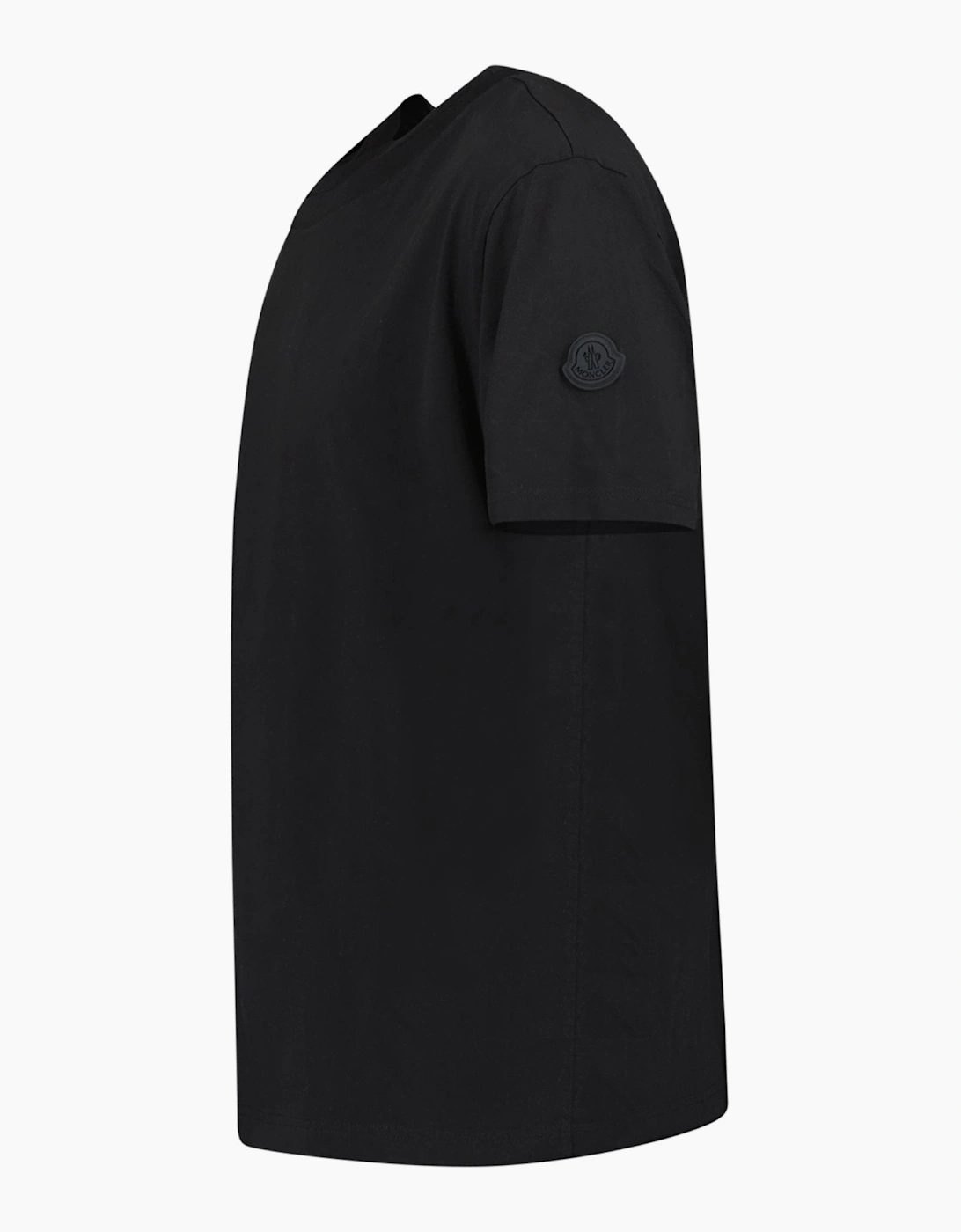 Moncler Black Logo T-Shirt Black