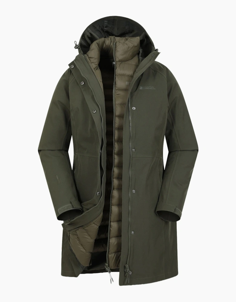 Mountain Warehouse Womens/Ladies Alaskan Long 3 In 1 Jacket