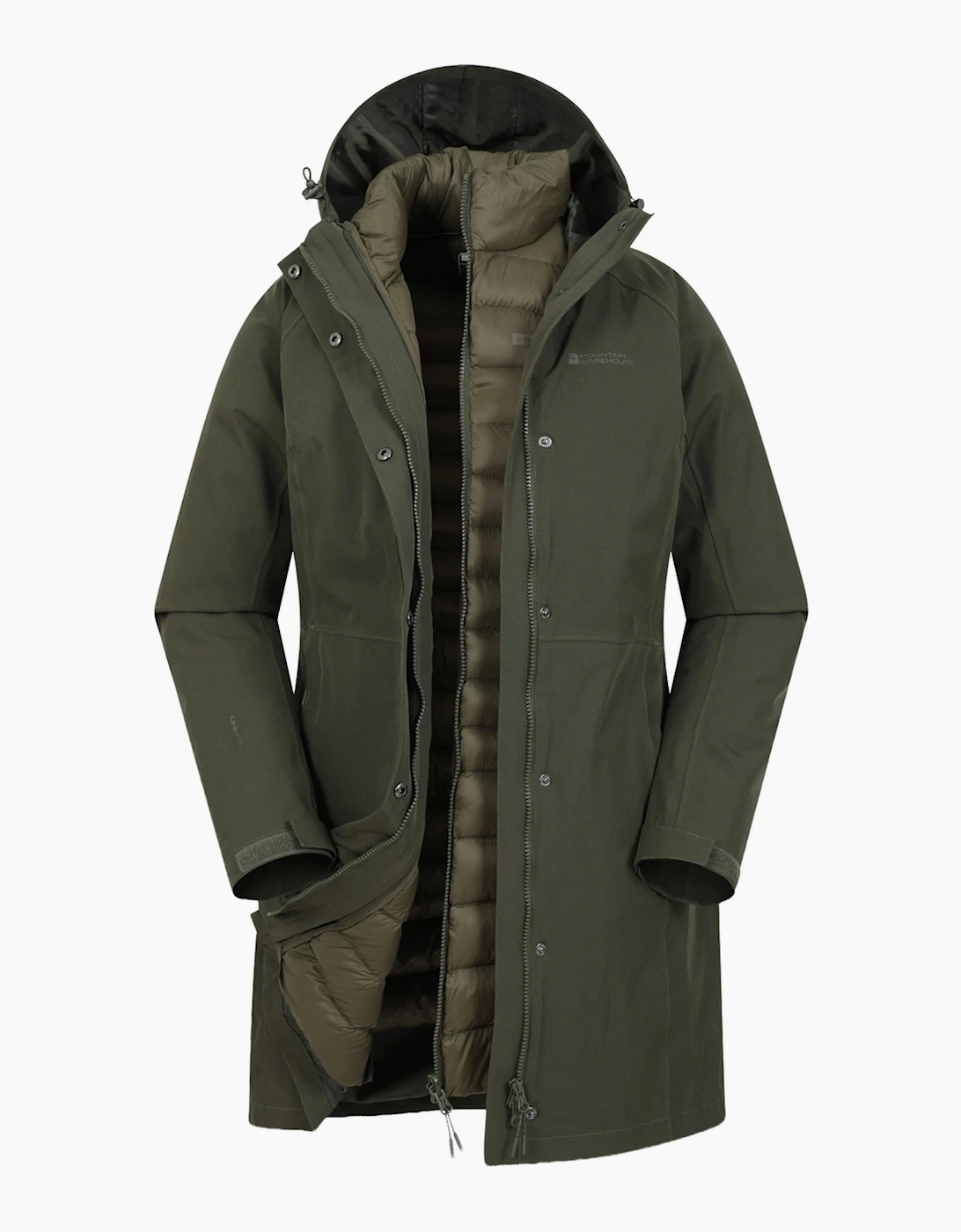 Mountain Warehouse Womens/Ladies Alaskan Long 3 In 1 Jacket