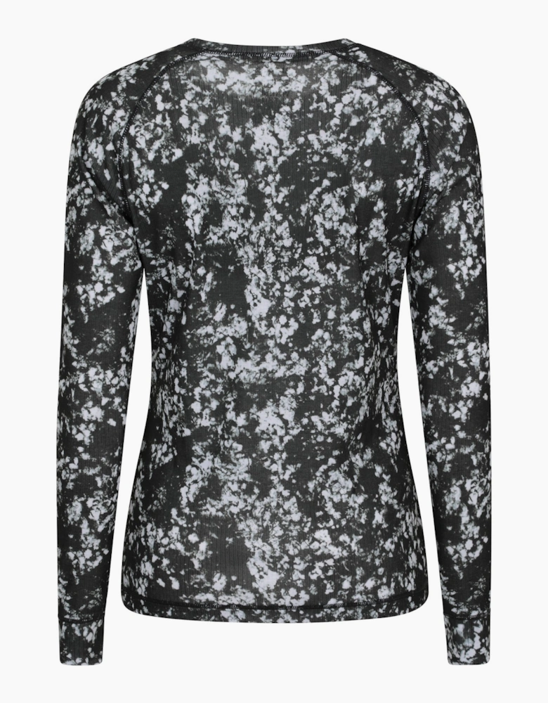 Mountain Warehouse Womens/Ladies Talus All-Over Print Thermal Top