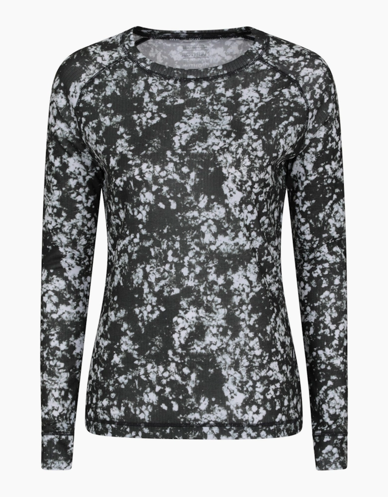 Mountain Warehouse Womens/Ladies Talus All-Over Print Thermal Top