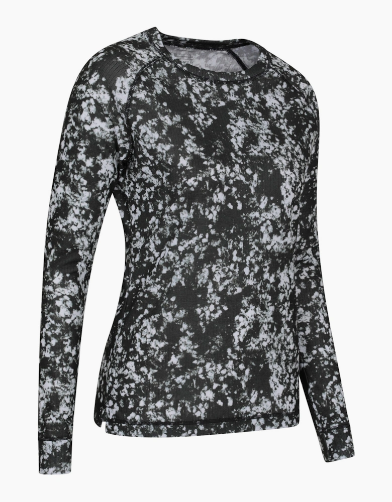 Mountain Warehouse Womens/Ladies Talus All-Over Print Thermal Top