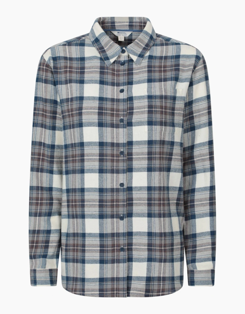 Mountain Warehouse Womens/Ladies Balsam Brushed Flannel Longline Shirt