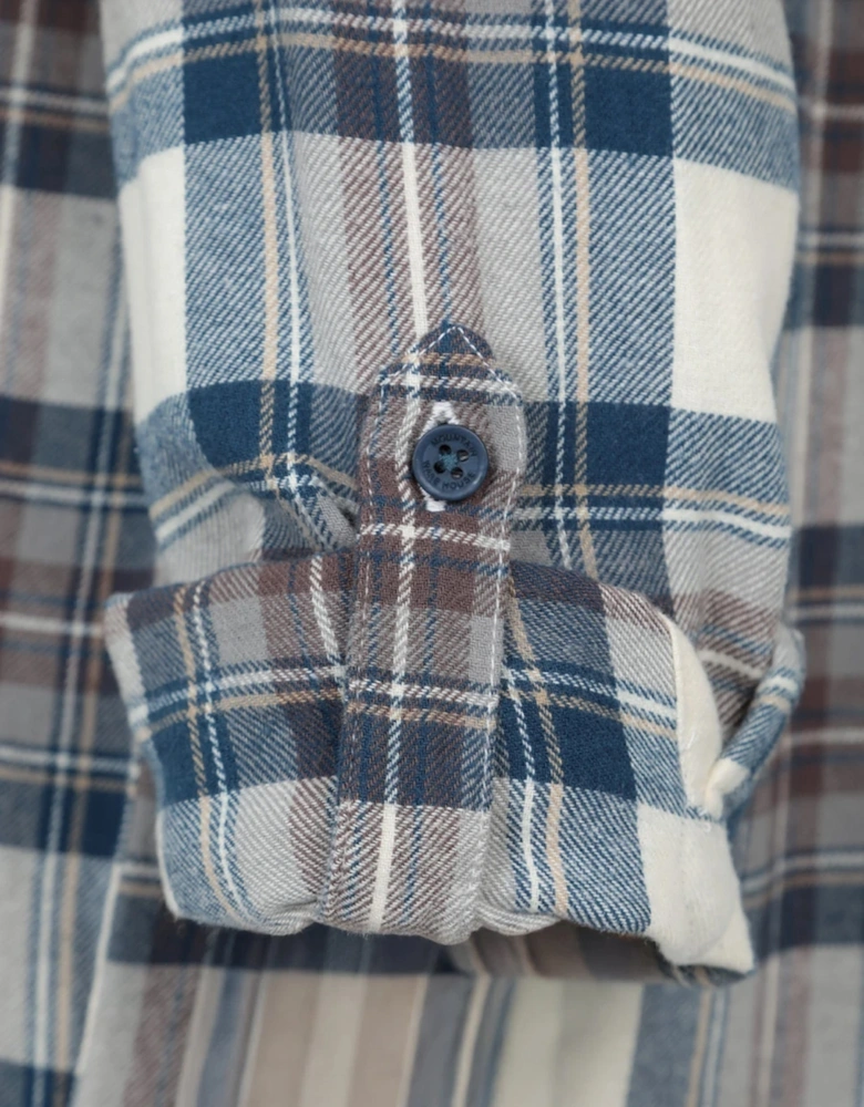 Mountain Warehouse Womens/Ladies Balsam Brushed Flannel Longline Shirt