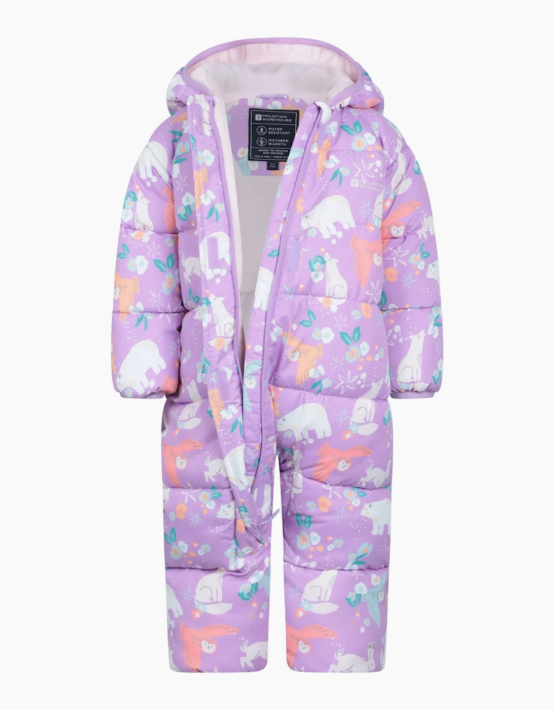 Mountain Warehouse Toddler Frosty Woodland Animals Padded Snowsuit