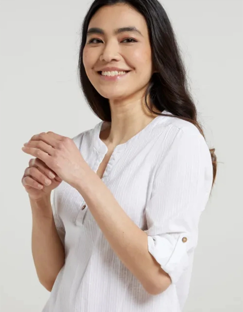 Mountain Warehouse Womens/Ladies Petra Relaxed Fit 3/4 Sleeve Shirt
