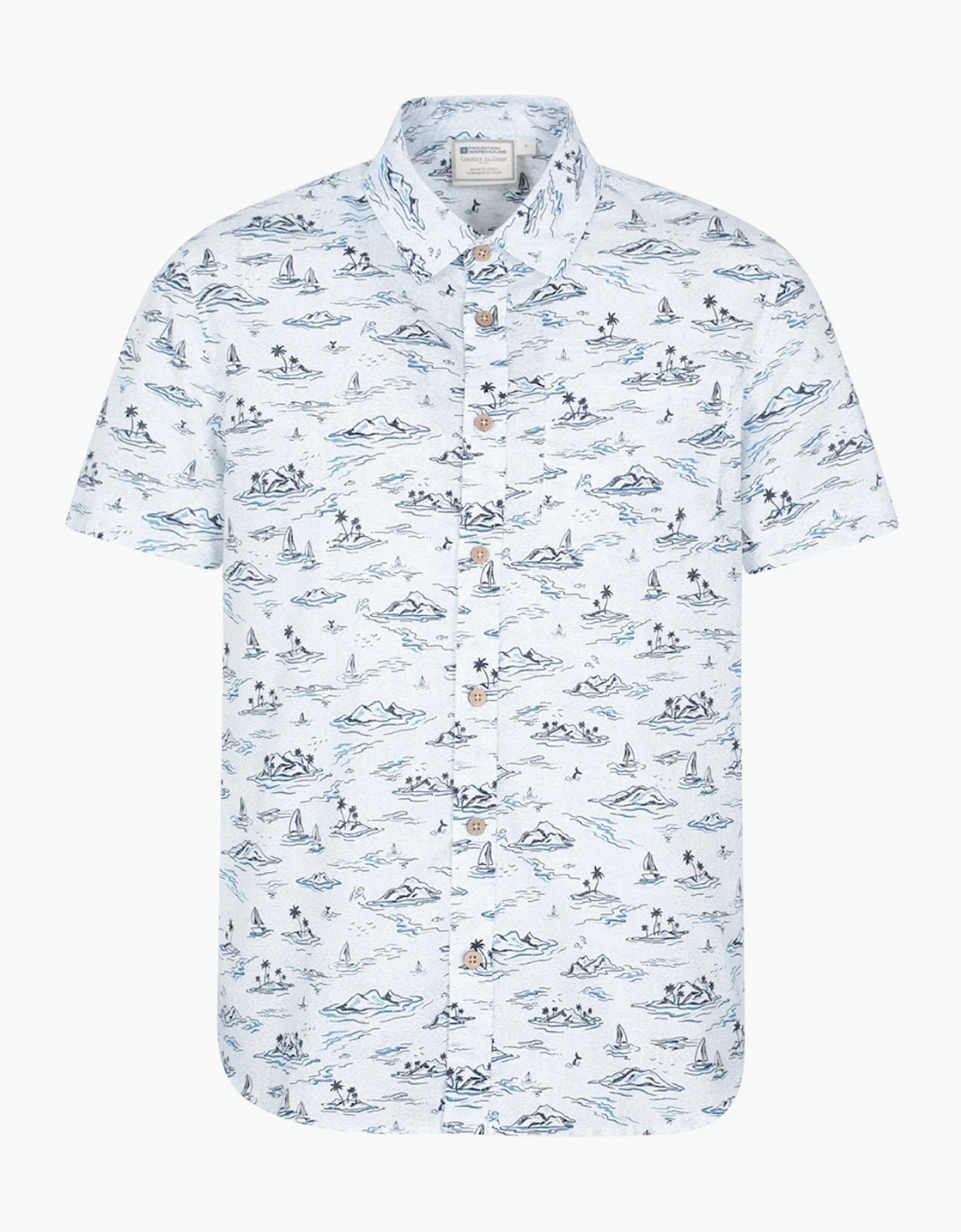 Mountain Warehouse Mens Preston Illustration Shirt