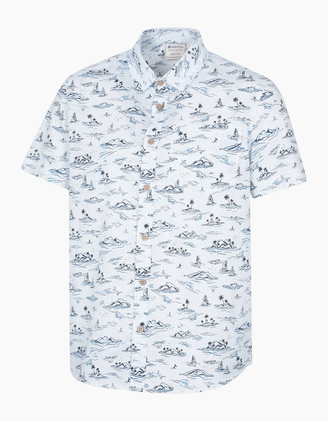 Mountain Warehouse Mens Preston Illustration Shirt