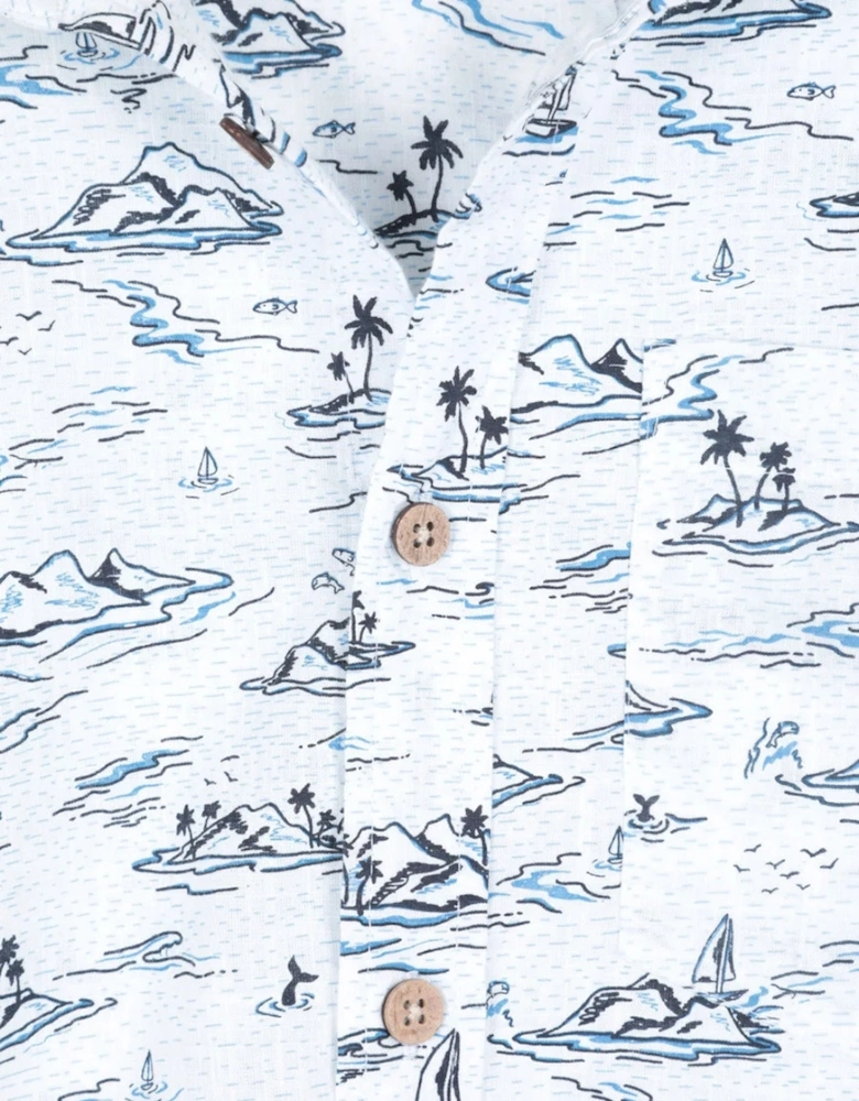 Mountain Warehouse Mens Preston Illustration Shirt