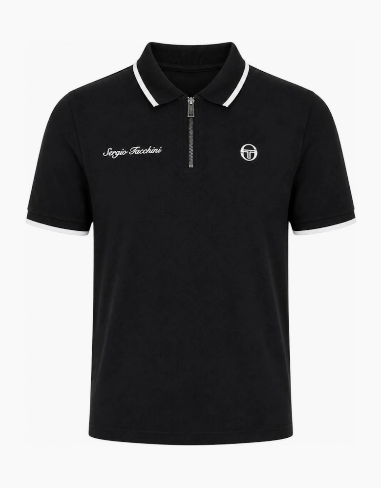 Sergio Tacchini Davide Polo Shirt Black