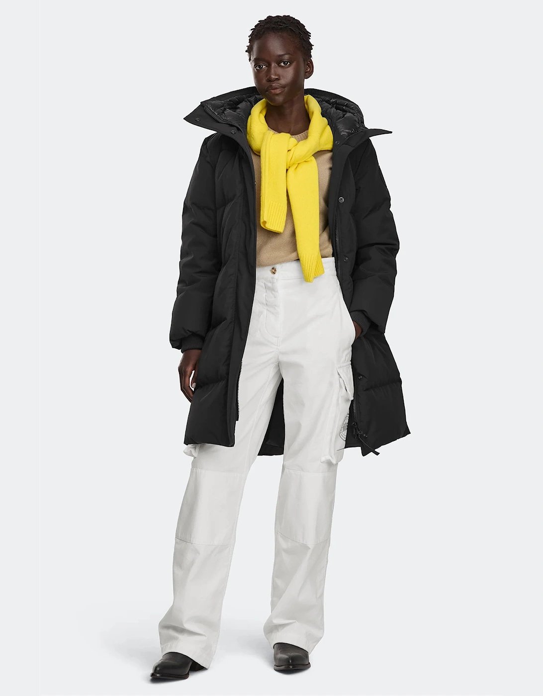 Womens Louise Parka Black