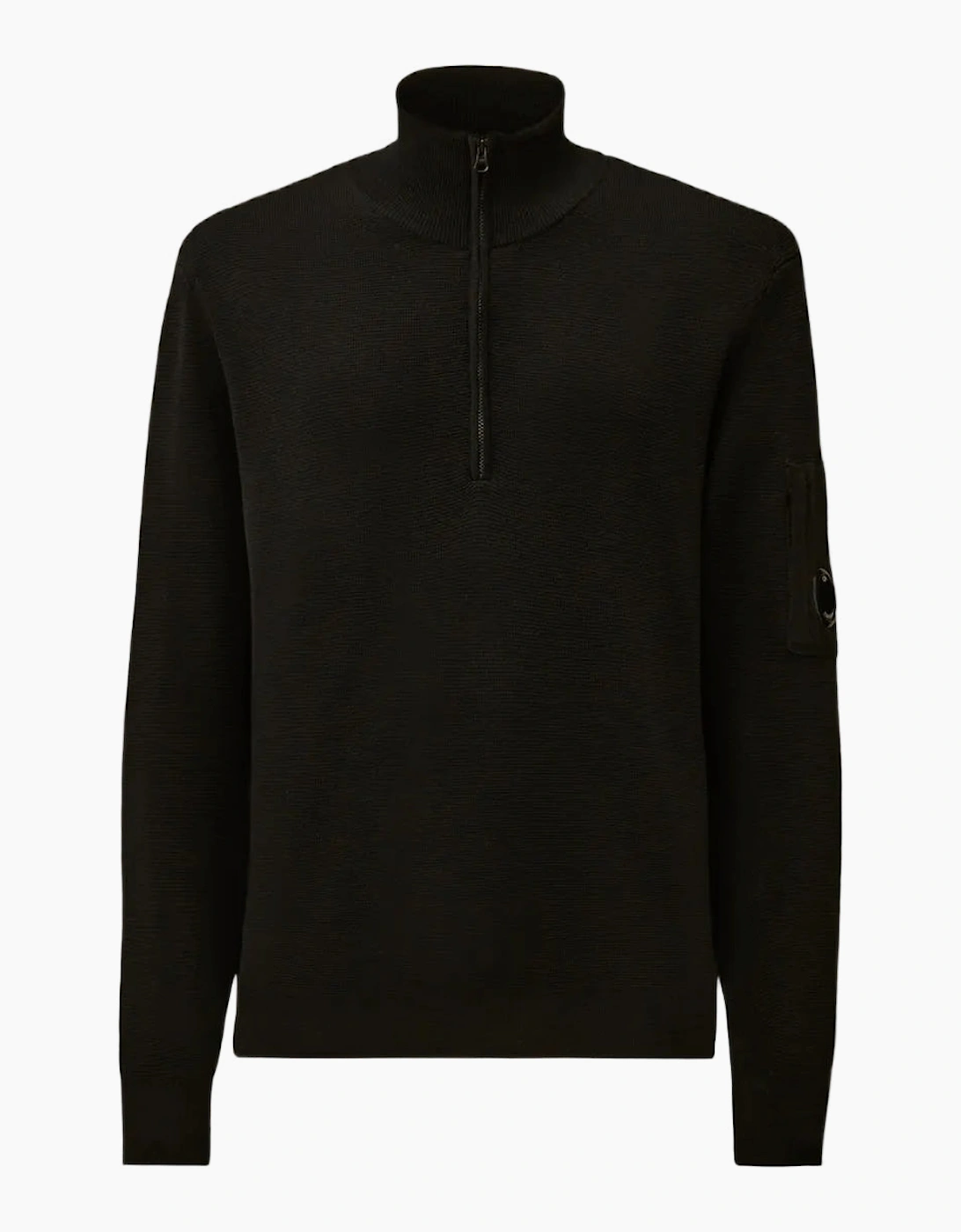 Re-Wool Quarter Zip Lens Knit