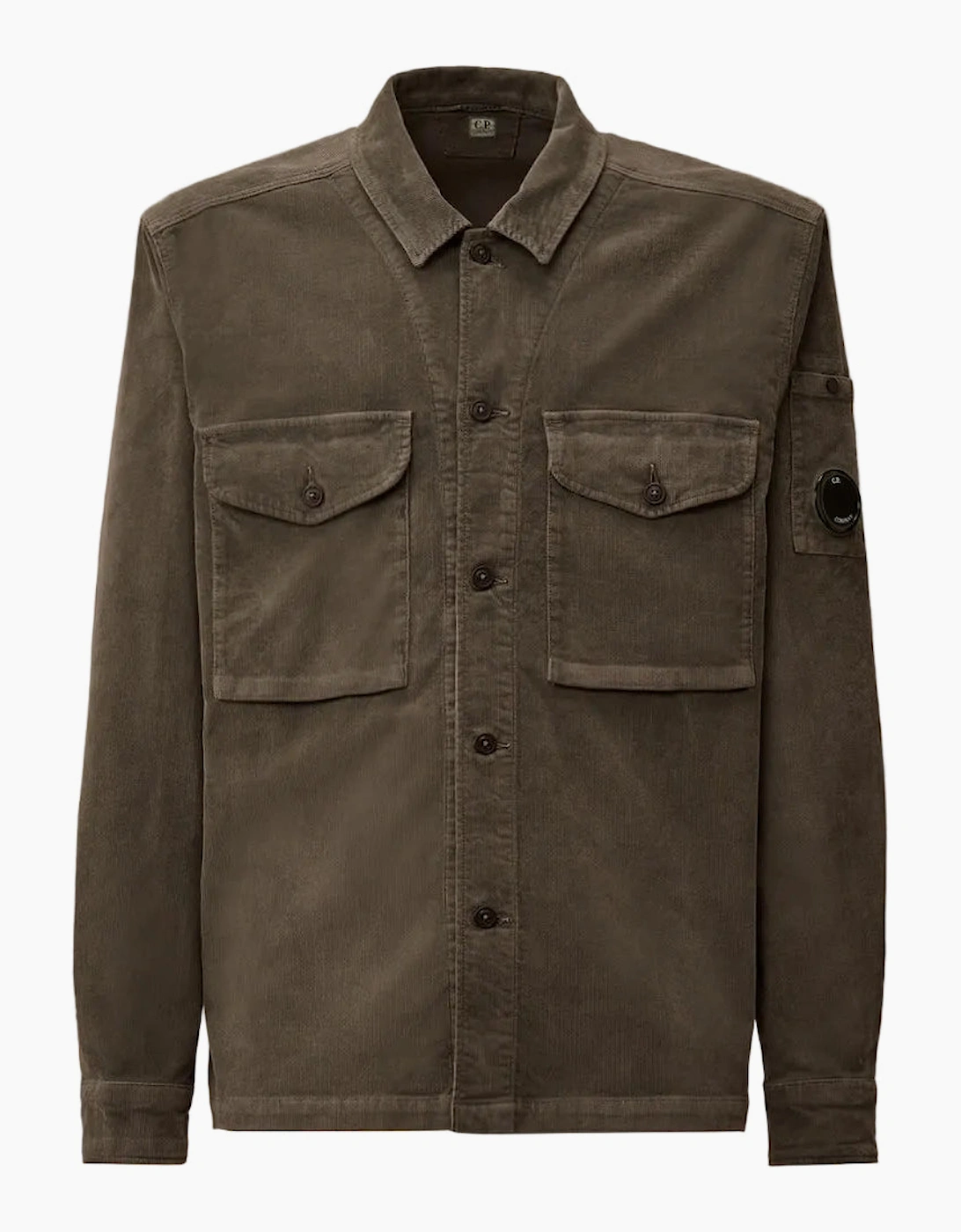 Stretch Corduroy Lens Overshirt