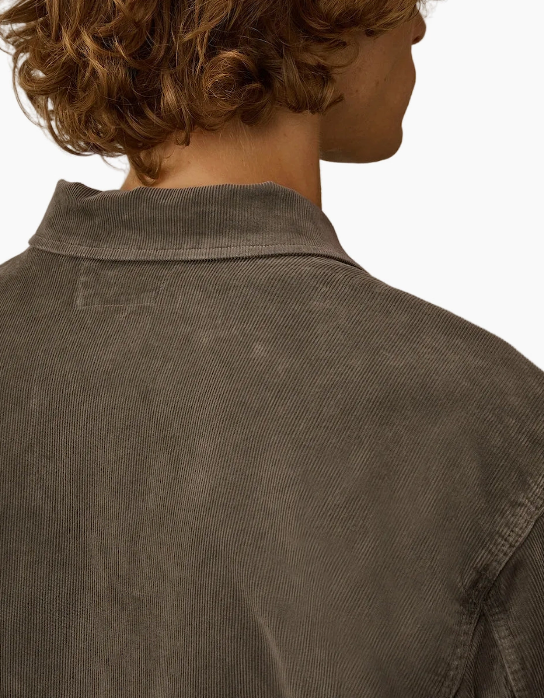 Stretch Corduroy Lens Overshirt