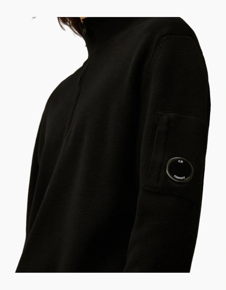 Re-Wool Quarter Zip Lens Knit