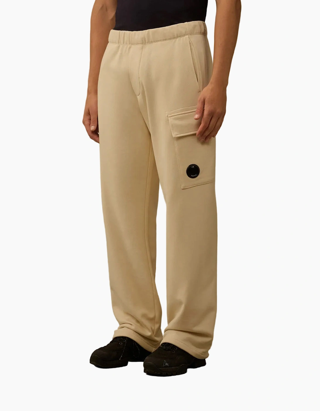 Diagonal Raised Fleece Lens Sweatpants