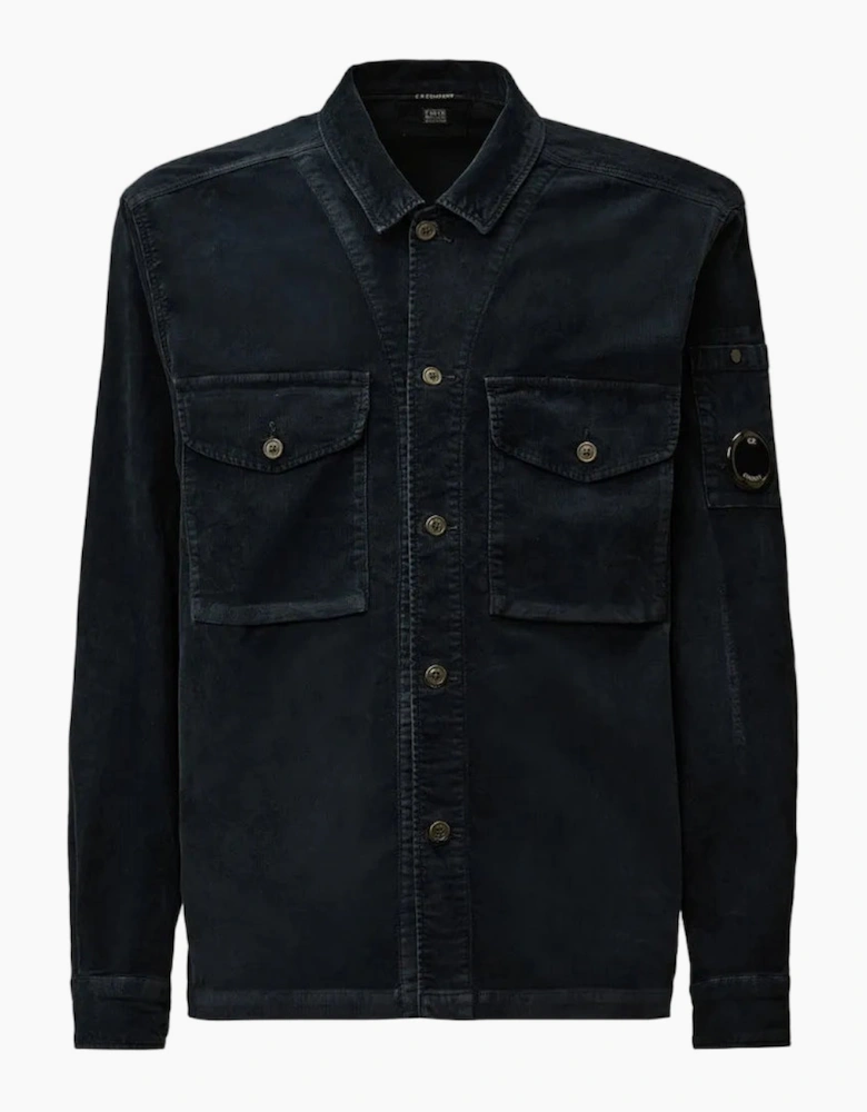 Stretch Corduroy Lens Overshirt