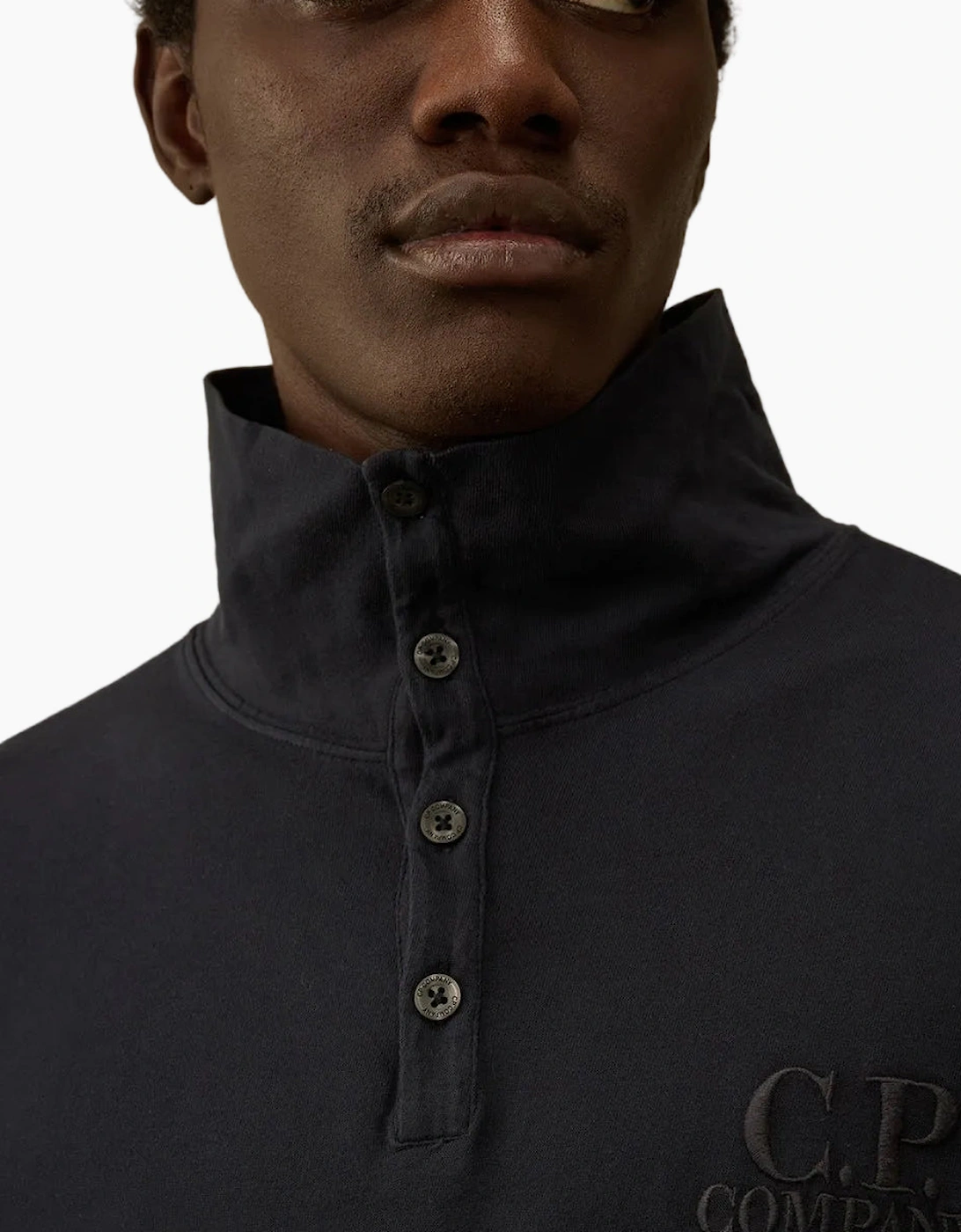 Long Sleeve Embroidered Logo Jersey Polo