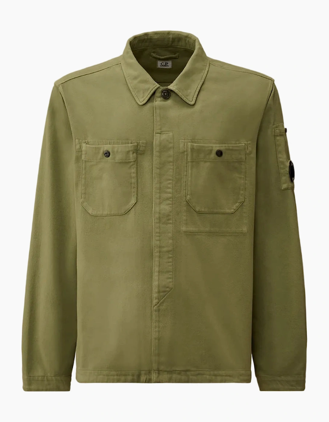 Armoured Stretch Satin Lens Overshirt
