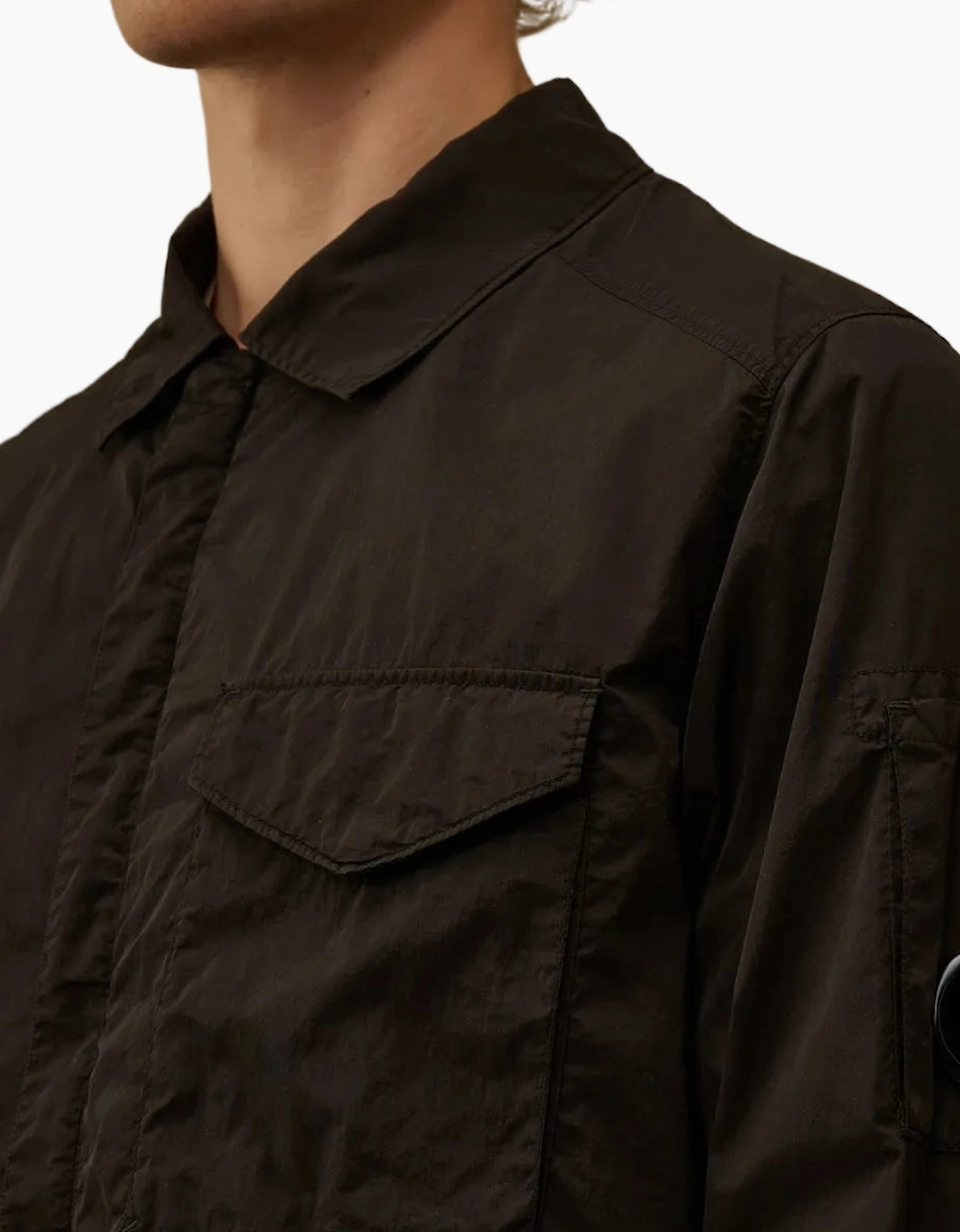 Chrome-R Lens Overshirt Jacket
