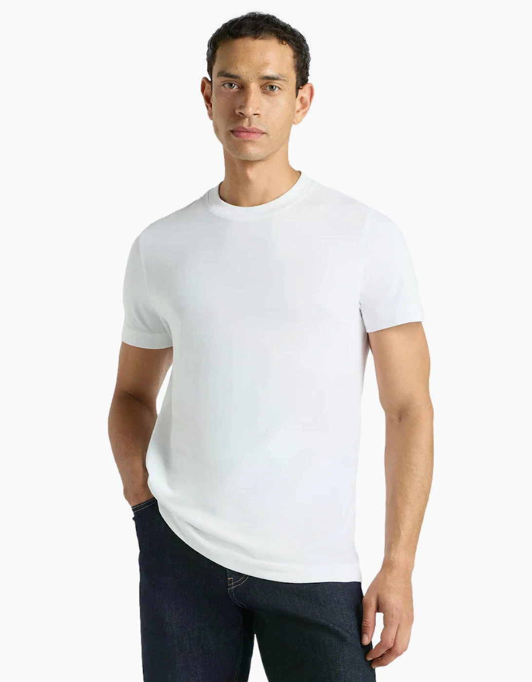 Remus Uomo Organic Cotton T-Shirt 01 White