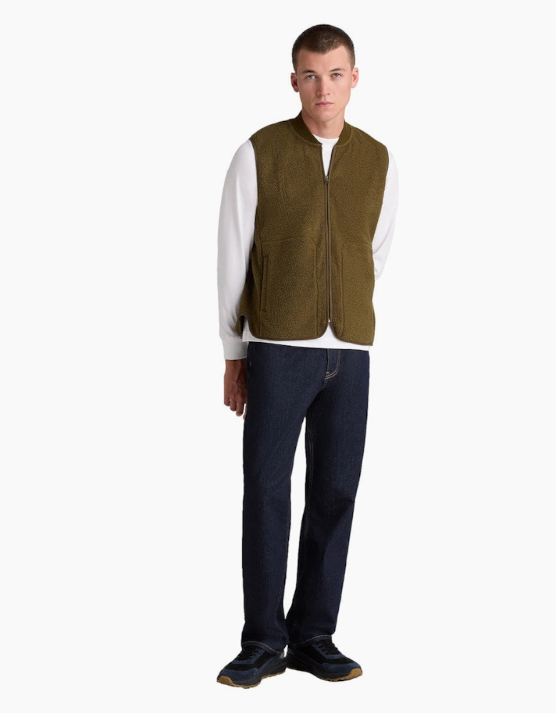 Remus Uomo Fleece Gilet 33 Green