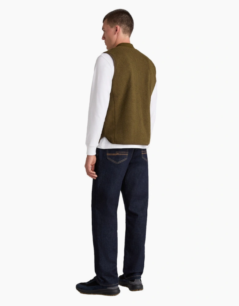 Remus Uomo Fleece Gilet 33 Green